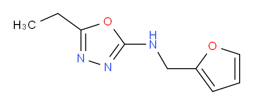 5-ethyl-N-[(furan-2-yl)methyl]-1,3,4-oxadiazol-2-amine