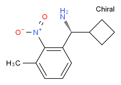 (R)-cyclobutyl(3-methyl-2-nitrophenyl)methanamine