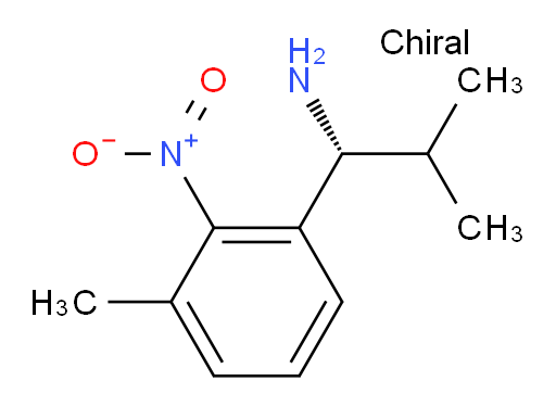 (R)-2-methyl-1-(3-methyl-2-nitrophenyl)propan-1-amine