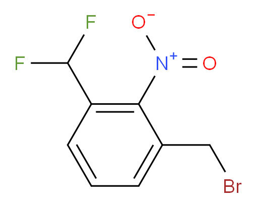 1-(bromomethyl)-3-(difluoromethyl)-2-nitrobenzene