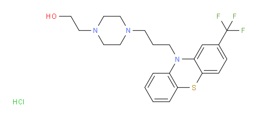 2-(4-(3-(2-(trifluoromethyl)-10H-phenothiazin-10-yl)propyl)piperazin-1-yl)ethanol hydrochloride