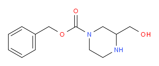 3-(Hydroxymethyl)-1-piperazinecarboxylic acid phenylmethyl ester