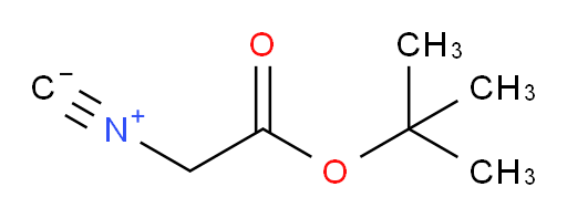 T-BUTYL ISOCYANOACETATE;TERT-BUTYL ISOCYANOACETATE;tert-Butyl 2-isocyanoacetate;2-ISOCYANO ACETIC ACID TERT-BUTYL ESTER;2-Isocyanoacetic acid 1,1-dimethylethyl ester;tert-Butyl isocyanoacetate technical, >=95% (GC)