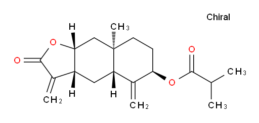 (3aR,4aR,6R,8aR,9aR)-8a-methyl-3,5-dimethylene-2-oxododecahydronaphtho[2,3-b]furan-6-yl isobutyrate
