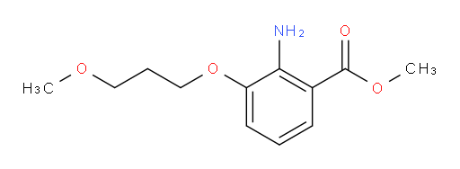 methyl 2-amino-3-(3-methoxypropoxy)benzoate