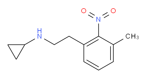 N-(3-methyl-2-nitrophenethyl)cyclopropanamine