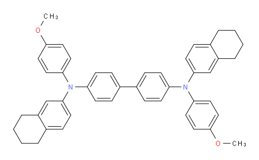N4,N4'-bis(4-methoxyphenyl)-N4,N4'-bis(5,6,7,8-tetrahydronaphthalen-2-yl)-[1,1'-biphenyl]-4,4'-diamine