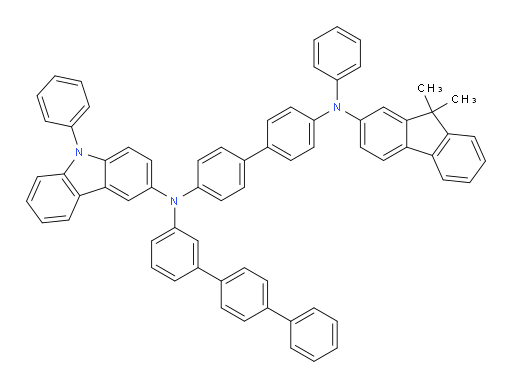 N4-([1,1':4',1''-terphenyl]-3-yl)-N4'-(9,9-dimethyl-9H-fluoren-2-yl)-N4'-phenyl-N4-(9-phenyl-9H-carbazol-3-yl)-[1,1'-biphenyl]-4,4'-diamine