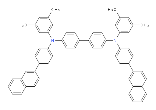 N4,N4'-bis(3,5-dimethylphenyl)-N4,N4'-bis(4-(naphthalen-2-yl)phenyl)-[1,1'-biphenyl]-4,4'-diamine