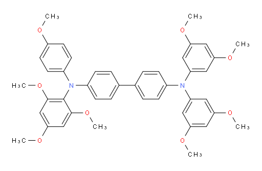 N4,N4-bis(3,5-dimethoxyphenyl)-N4'-(4-methoxyphenyl)-N4'-(2,4,6-trimethoxyphenyl)-[1,1'-biphenyl]-4,4'-diamine