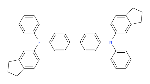 N4,N4'-bis(2,3-dihydro-1H-inden-5-yl)-N4,N4'-diphenyl-[1,1'-biphenyl]-4,4'-diamine