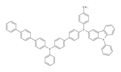 N4-([1,1':4',1''-terphenyl]-4-yl)-N4-phenyl-N4'-(9-phenyl-9H-carbazol-3-yl)-N4'-(p-tolyl)-[1,1'-biphenyl]-4,4'-diamine