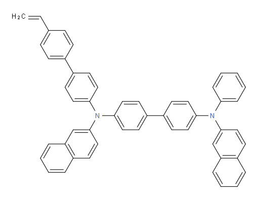 N4,N4'-di(naphthalen-2-yl)-N4-phenyl-N4'-(4'-vinyl-[1,1'-biphenyl]-4-yl)-[1,1'-biphenyl]-4,4'-diamine