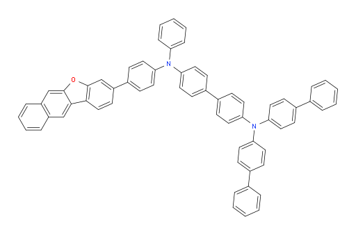 N4,N4-di([1,1'-biphenyl]-4-yl)-N4'-(4-(naphtho[2,3-b]benzofuran-3-yl)phenyl)-N4'-phenyl-[1,1'-biphenyl]-4,4'-diamine