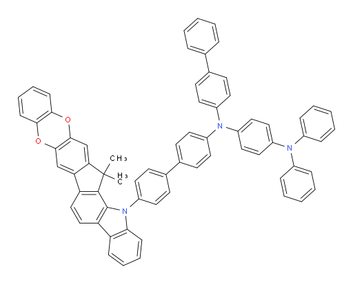 N1-([1,1'-biphenyl]-4-yl)-N1-(4'-(16,16-dimethylbenzo[5',6'][1,4]dioxino[2',3':5,6]indeno[2,1-a]carbazol-1(16H)-yl)-[1,1'-biphenyl]-4-yl)-N4,N4-diphenylbenzene-1,4-diamine