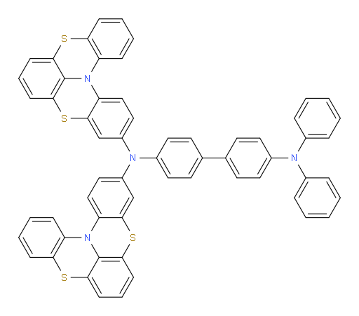 N4,N4-bis(benzo[5,6][1,4]thiazino[2,3,4-kl]phenothiazin-3-yl)-N4',N4'-diphenyl-[1,1'-biphenyl]-4,4'-diamine