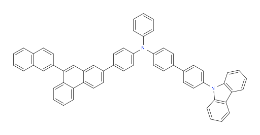 4'-(9H-carbazol-9-yl)-N-(4-(9-(naphthalen-2-yl)phenanthren-2-yl)phenyl)-N-phenyl-[1,1'-biphenyl]-4-amine
