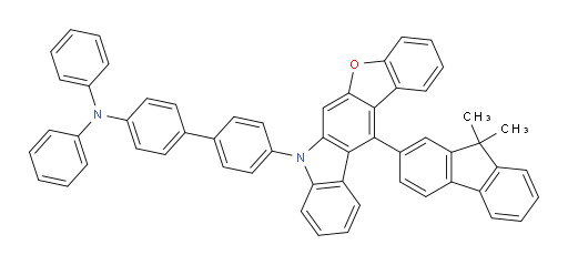 4'-(12-(9,9-dimethyl-9H-fluoren-2-yl)-7H-benzofuro[2,3-b]carbazol-7-yl)-N,N-diphenyl-[1,1'-biphenyl]-4-amine