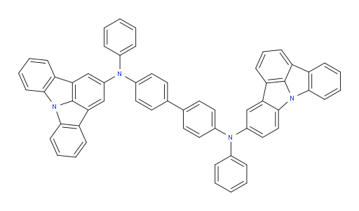 N4-(indolo[3,2,1-jk]carbazol-2-yl)-N4'-(indolo[3,2,1-jk]carbazol-5-yl)-N4,N4'-diphenyl-[1,1'-biphenyl]-4,4'-diamine