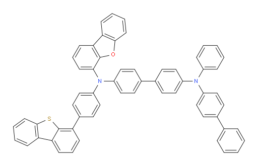 N4-([1,1'-biphenyl]-4-yl)-N4'-(dibenzo[b,d]furan-4-yl)-N4'-(4-(dibenzo[b,d]thiophen-4-yl)phenyl)-N4-phenyl-[1,1'-biphenyl]-4,4'-diamine