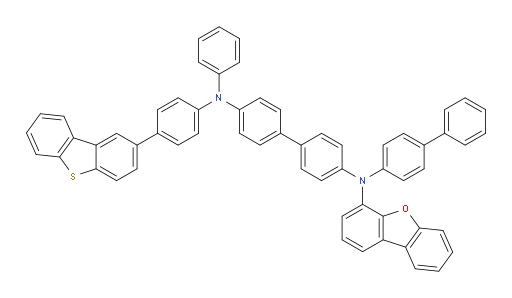 N4-([1,1'-biphenyl]-4-yl)-N4-(dibenzo[b,d]furan-4-yl)-N4'-(4-(dibenzo[b,d]thiophen-2-yl)phenyl)-N4'-phenyl-[1,1'-biphenyl]-4,4'-diamine