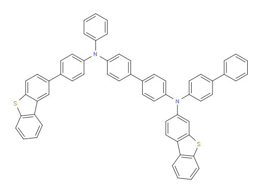 N4-([1,1'-biphenyl]-4-yl)-N4'-(4-(dibenzo[b,d]thiophen-2-yl)phenyl)-N4-(dibenzo[b,d]thiophen-3-yl)-N4'-phenyl-[1,1'-biphenyl]-4,4'-diamine