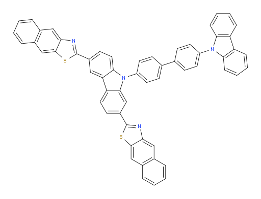 2,2'-(9-(4'-(9H-carbazol-9-yl)-[1,1'-biphenyl]-4-yl)-9H-carbazole-2,6-diyl)dinaphtho[2,3-d]thiazole