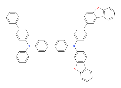 N4-([1,1'-biphenyl]-4-yl)-N4'-(4-(dibenzo[b,d]furan-2-yl)phenyl)-N4'-(dibenzo[b,d]furan-3-yl)-N4-phenyl-[1,1'-biphenyl]-4,4'-diamine