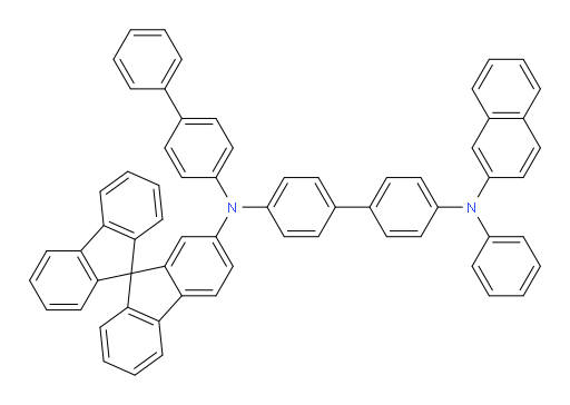 N4-(9,9'-spirobi[fluoren]-7-yl)-N4-([1,1'-biphenyl]-4-yl)-N4'-(naphthalen-2-yl)-N4'-phenyl-[1,1'-biphenyl]-4,4'-diamine