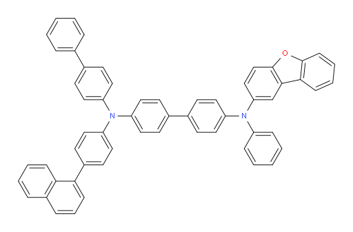 N4-([1,1'-biphenyl]-4-yl)-N4'-(dibenzo[b,d]furan-2-yl)-N4-(4-(naphthalen-1-yl)phenyl)-N4'-phenyl-[1,1'-biphenyl]-4,4'-diamine