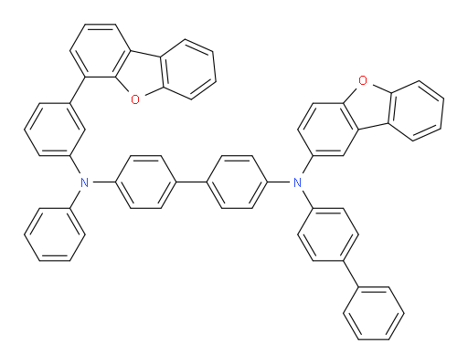 N4-([1,1'-biphenyl]-4-yl)-N4-(dibenzo[b,d]furan-2-yl)-N4'-(3-(dibenzo[b,d]furan-4-yl)phenyl)-N4'-phenyl-[1,1'-biphenyl]-4,4'-diamine