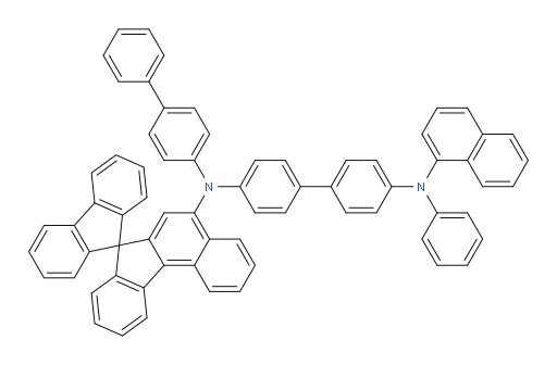 N4-([1,1'-biphenyl]-4-yl)-N4'-(naphthalen-1-yl)-N4'-phenyl-N4-(spiro[benzo[c]fluorene-7,9'-fluoren]-5-yl)-[1,1'-biphenyl]-4,4'-diamine