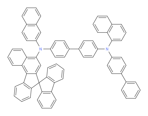 N4-([1,1'-biphenyl]-4-yl)-N4-(naphthalen-1-yl)-N4'-(naphthalen-2-yl)-N4'-(spiro[benzo[c]fluorene-7,9'-fluoren]-5-yl)-[1,1'-biphenyl]-4,4'-diamine