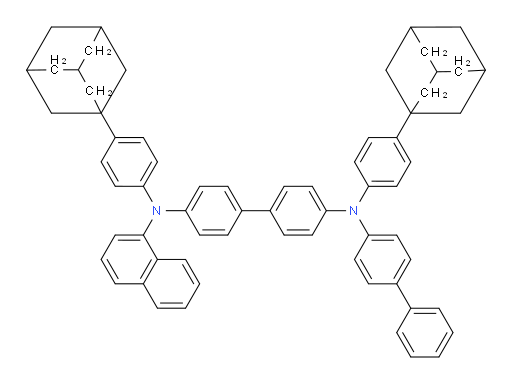 N4-([1,1'-biphenyl]-4-yl)-N4,N4'-bis(4-(adamantan-1-yl)phenyl)-N4'-(naphthalen-1-yl)-[1,1'-biphenyl]-4,4'-diamine