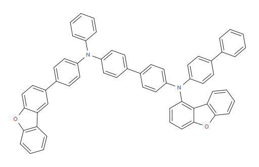 N4-([1,1'-biphenyl]-4-yl)-N4-(dibenzo[b,d]furan-1-yl)-N4'-(4-(dibenzo[b,d]furan-2-yl)phenyl)-N4'-phenyl-[1,1'-biphenyl]-4,4'-diamine