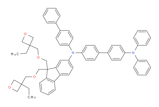 N4-([1,1'-biphenyl]-4-yl)-N4-(9,9-bis(((3-ethyloxetan-3-yl)methoxy)methyl)-9H-fluoren-2-yl)-N4',N4'-diphenyl-[1,1'-biphenyl]-4,4'-diamine