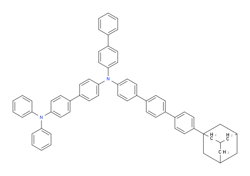 N4-([1,1'-biphenyl]-4-yl)-N4-(4''-(adamantan-1-yl)-[1,1':4',1''-terphenyl]-4-yl)-N4',N4'-diphenyl-[1,1'-biphenyl]-4,4'-diamine