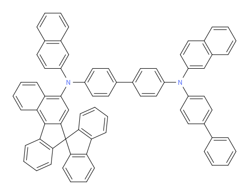 N4-([1,1'-biphenyl]-4-yl)-N4,N4'-di(naphthalen-2-yl)-N4'-(spiro[benzo[c]fluorene-7,9'-fluoren]-5-yl)-[1,1'-biphenyl]-4,4'-diamine