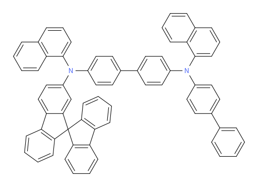 N4-(9,9'-spirobi[fluoren]-7-yl)-N4'-([1,1'-biphenyl]-4-yl)-N4,N4'-di(naphthalen-1-yl)-[1,1'-biphenyl]-4,4'-diamine