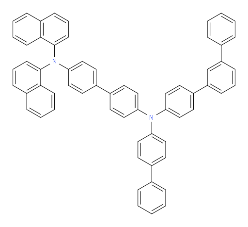 N4-([1,1'-biphenyl]-4-yl)-N4-([1,1':3',1''-terphenyl]-4-yl)-N4',N4'-di(naphthalen-1-yl)-[1,1'-biphenyl]-4,4'-diamine