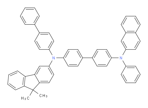 N4-([1,1'-biphenyl]-4-yl)-N4-(9,9-dimethyl-9H-fluoren-3-yl)-N4'-(naphthalen-2-yl)-N4'-phenyl-[1,1'-biphenyl]-4,4'-diamine