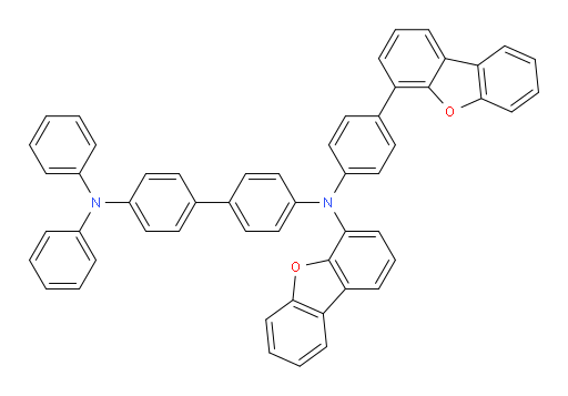 N4-(dibenzo[b,d]furan-4-yl)-N4-(4-(dibenzo[b,d]furan-4-yl)phenyl)-N4',N4'-diphenyl-[1,1'-biphenyl]-4,4'-diamine