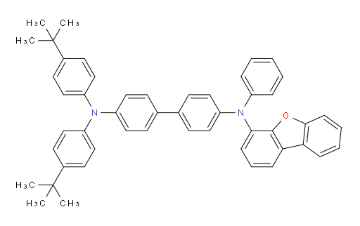 N4,N4-bis(4-(tert-butyl)phenyl)-N4'-(dibenzo[b,d]furan-4-yl)-N4'-phenyl-[1,1'-biphenyl]-4,4'-diamine