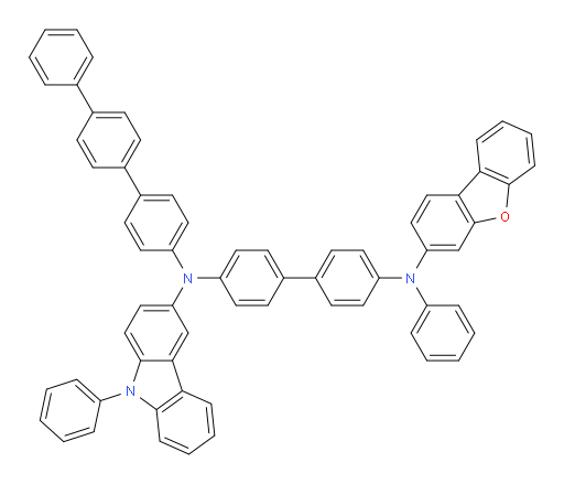 N4-([1,1':4',1''-terphenyl]-4-yl)-N4'-(dibenzo[b,d]furan-3-yl)-N4'-phenyl-N4-(9-phenyl-9H-carbazol-3-yl)-[1,1'-biphenyl]-4,4'-diamine