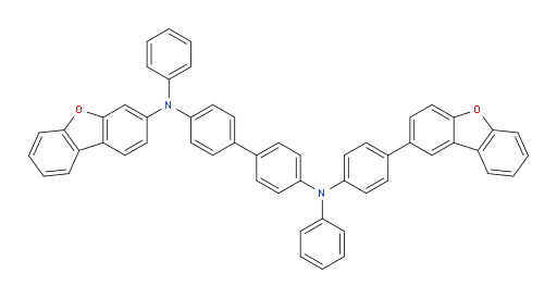 N4-(4-(dibenzo[b,d]furan-2-yl)phenyl)-N4'-(dibenzo[b,d]furan-3-yl)-N4,N4'-diphenyl-[1,1'-biphenyl]-4,4'-diamine