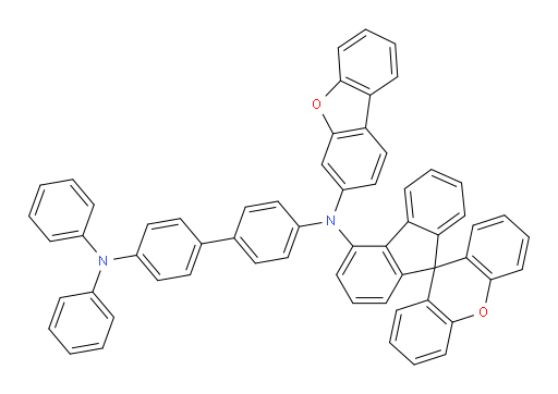 N4-(dibenzo[b,d]furan-3-yl)-N4',N4'-diphenyl-N4-(spiro[fluorene-9,9'-xanthen]-4-yl)-[1,1'-biphenyl]-4,4'-diamine