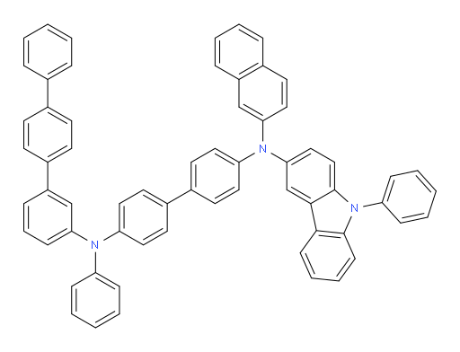 N4-([1,1':4',1''-terphenyl]-3-yl)-N4'-(naphthalen-2-yl)-N4-phenyl-N4'-(9-phenyl-9H-carbazol-3-yl)-[1,1'-biphenyl]-4,4'-diamine