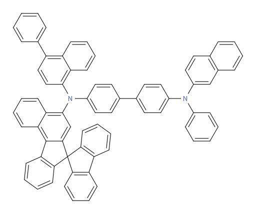 N4-(naphthalen-2-yl)-N4-phenyl-N4'-(4-phenylnaphthalen-1-yl)-N4'-(spiro[benzo[c]fluorene-7,9'-fluoren]-5-yl)-[1,1'-biphenyl]-4,4'-diamine