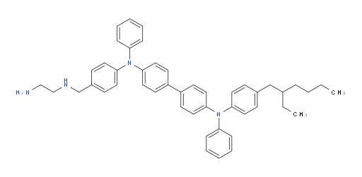 N4-(4-(((2-aminoethyl)amino)methyl)phenyl)-N4'-(4-(2-ethylhexyl)phenyl)-N4,N4'-diphenyl-[1,1'-biphenyl]-4,4'-diamine