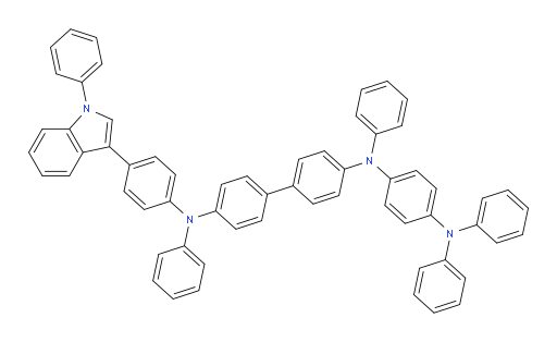 N4-(4-(diphenylamino)phenyl)-N4,N4'-diphenyl-N4'-(4-(1-phenyl-1H-indol-3-yl)phenyl)-[1,1'-biphenyl]-4,4'-diamine
